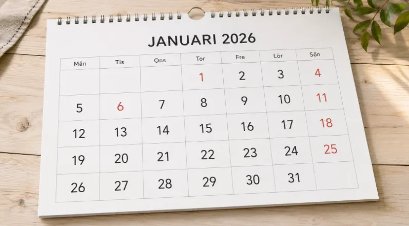 Röda dagar 2026