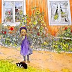 Carl Larssons hem i Sundborn, Lilla Hyttnäs, en av svensk konsthistorias mest avbildade platser